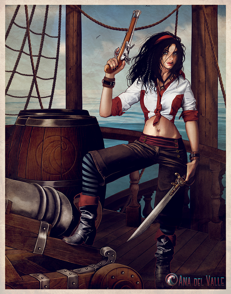 ilustración A Pirate's Life For Me