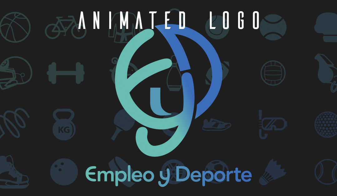 Logotipo animado para Empleo y Deporte