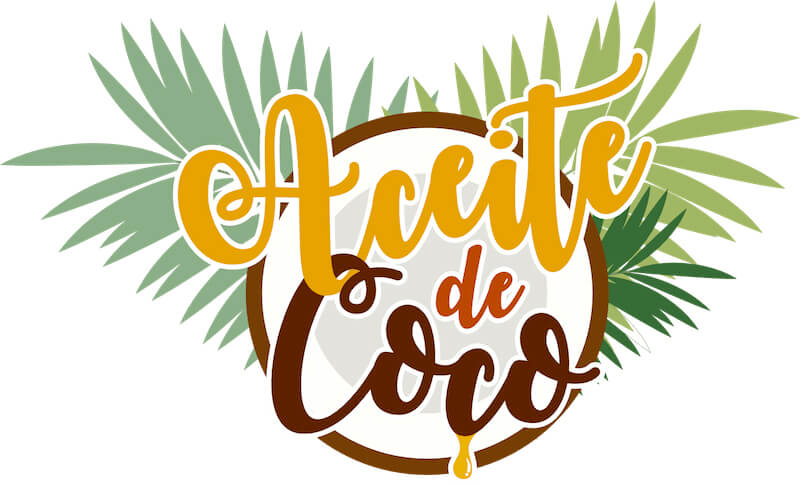 logotipo aceite de coco