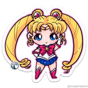 Pegatina My little Sailor Moon