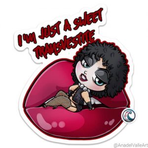 Frank-N-Furter The Rocky Horror Picture Show Pegatina sticker